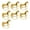 Golden 7pcs, variant on Dserhfy Standing Horse Napkin Ring, for Christmas Thanksgiving Banquet Party Table Decoration