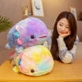 thumbnail image 4 of ZTGD 40/55cm Axolotl Plush Toy Soft Cute Rainbow Color Salamander Doll Plushies Companion Sofa Pillow Stuffed Sea Animals Cartoon Doll Toy Children Gift, 4 of 8