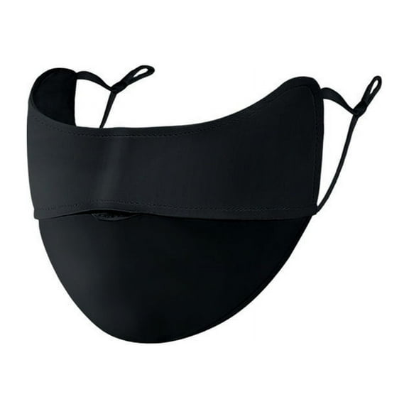 Ruanlalo Summer Ice Silk Cycling Face Guard Anti-UV Dustproof Breathable Ear Loop Sunscreen Sports Mouth Cover