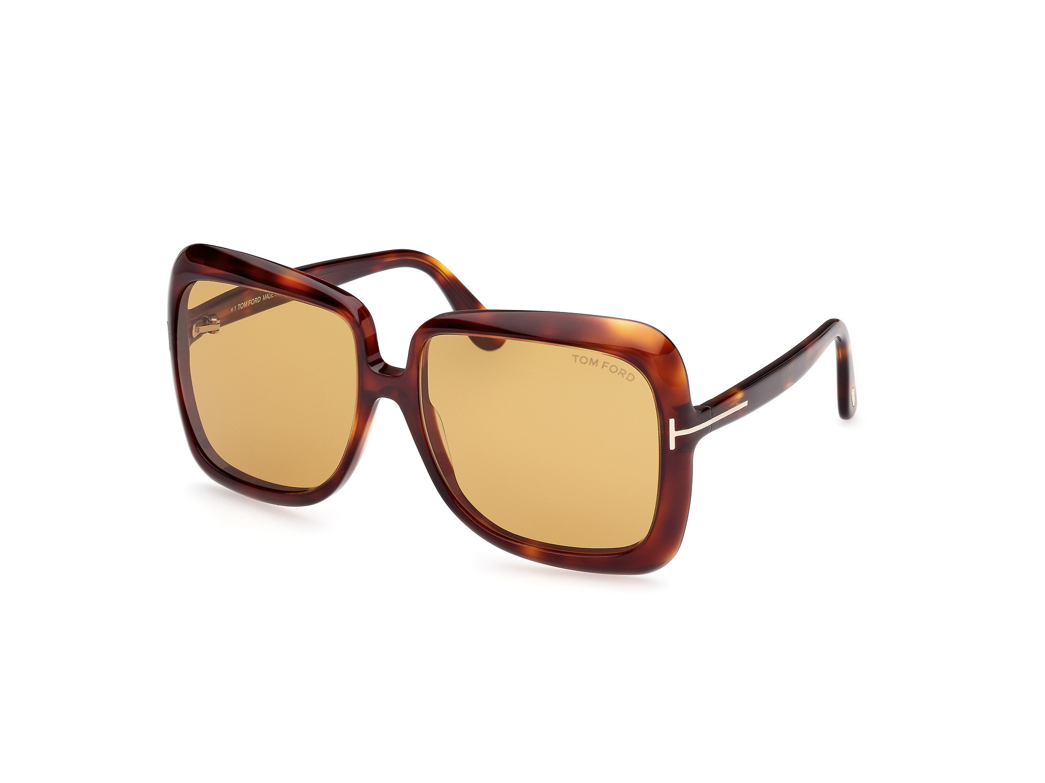 Tom Ford Whyat Square Sunglasses TF709 01G Black 0mm 709 - Walmart.com