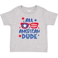 thumbnail image 3 of Inktastic 4th of July All American Dude with Red and Blue Glasses Boys Baby T-Shirt, 3 of 5