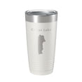 thumbnail image 1 of Carter Lake Map Tumbler Travel Mug Insulated Laser Engraved Coffee Cup Colorado 20 oz White, 1 of 1