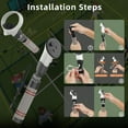 thumbnail image 7 of VR Game Handle Accessories for Meta Quest 3 / Oculus Quest 2 Controllers Extensions, Dual Handles Extension Grips for VR Game Beat Saber Golf Club Baseball & Gorilla Tag Black, 7 of 7