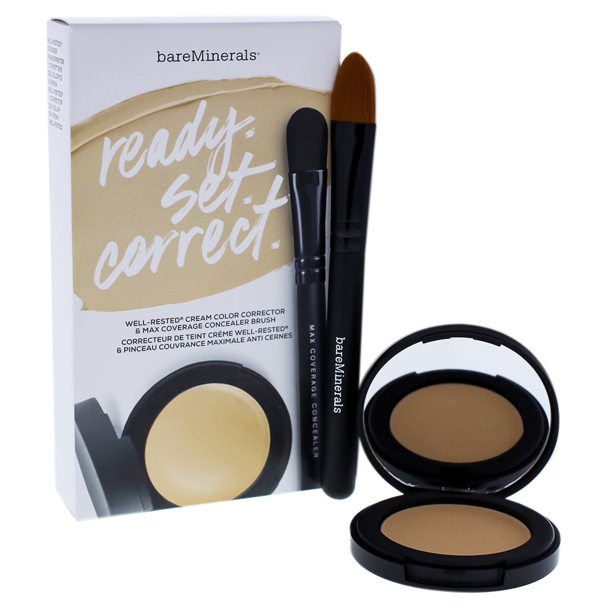 BareMinerals Ready Set Correct WellRested Cream & Brush by