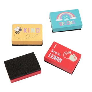 The Teachers' Lounge®  Mini Vinyl Erasers, Neon Assorted, 5 Count