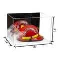 thumbnail image 2 of Acrylic Fireman's Helmet Display Case with Mirror and White Base (A014-M-WDS), 2 of 2