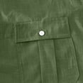 thumbnail image 4 of Guluxicc Men's Cotton Shirts Button Down Short Sleeve Shirts with Pockets Classic Fit Everyday Wear Summer Casual Outfits, 4 of 8
