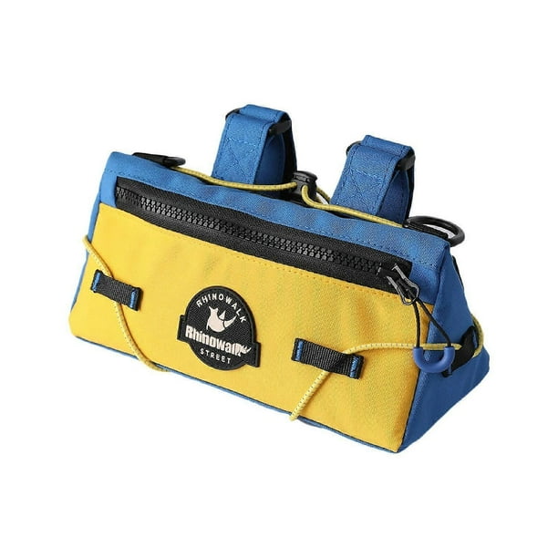 RHINOWALK BCT0202 For Folding Bicycle Handlebar Bag Waterproof Nylon Bike Front Bag with Shoulder St