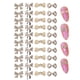 thumbnail image 1 of Juego de 40 diamantes de imitación de aleación con forma de lazo para uñas, pajarita, cristales para uñas, joyas para uñas, diamantes de imitación, gemas para decoración de uñas, 1 of 6