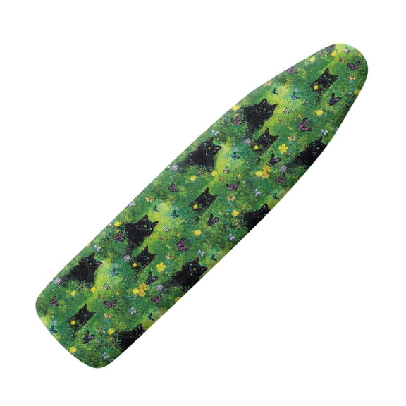 HELLHERO Cat and Butterfly Pattern Ironing Board Cover Protection Covers Washable 3 Fasteners(Not Heat Resistant)