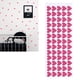 thumbnail image 5 of 65 pegatinas de pared de corazón removibles, vinilo para decoración de pared del hogar (rosa roja), 5 of 6
