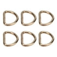 thumbnail image 1 of D Rings, Premium Iron Metal Rings Firm Clasp  For Bag For Clothes For Backpack Gold,Gray,Silver, 1 of 8
