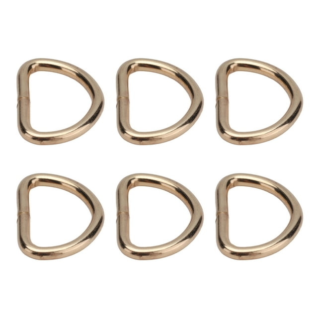D Rings, Premium Iron Metal Rings Firm Clasp For Bag For Clothes For Backpack Gold,Gray,Silver