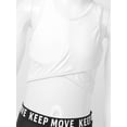 thumbnail image 6 of YEAHDOR Kids Girls Activewear Athletic Crop Top with Leggings Gym Sports Suit Outfit Set, 6 of 7