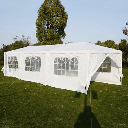 Costway 10'x30'Heavy duty Gazebo Canopy Outdoor Party Wedding Tent