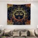 thumbnail image 3 of Tapiz impreso, decoración colgante, alfombra, colorida, suave, manta de pared, colcha resistente, 150x130 cm Inevent HA000421-08B, 3 of 5