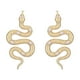 thumbnail image 2 of Pendientes para mujer, regalos para mujer, pendientes largos de acero con perla barroca, pendientes de metal exagerados con forma de serpiente, pendientes de serpiente, 2 of 5