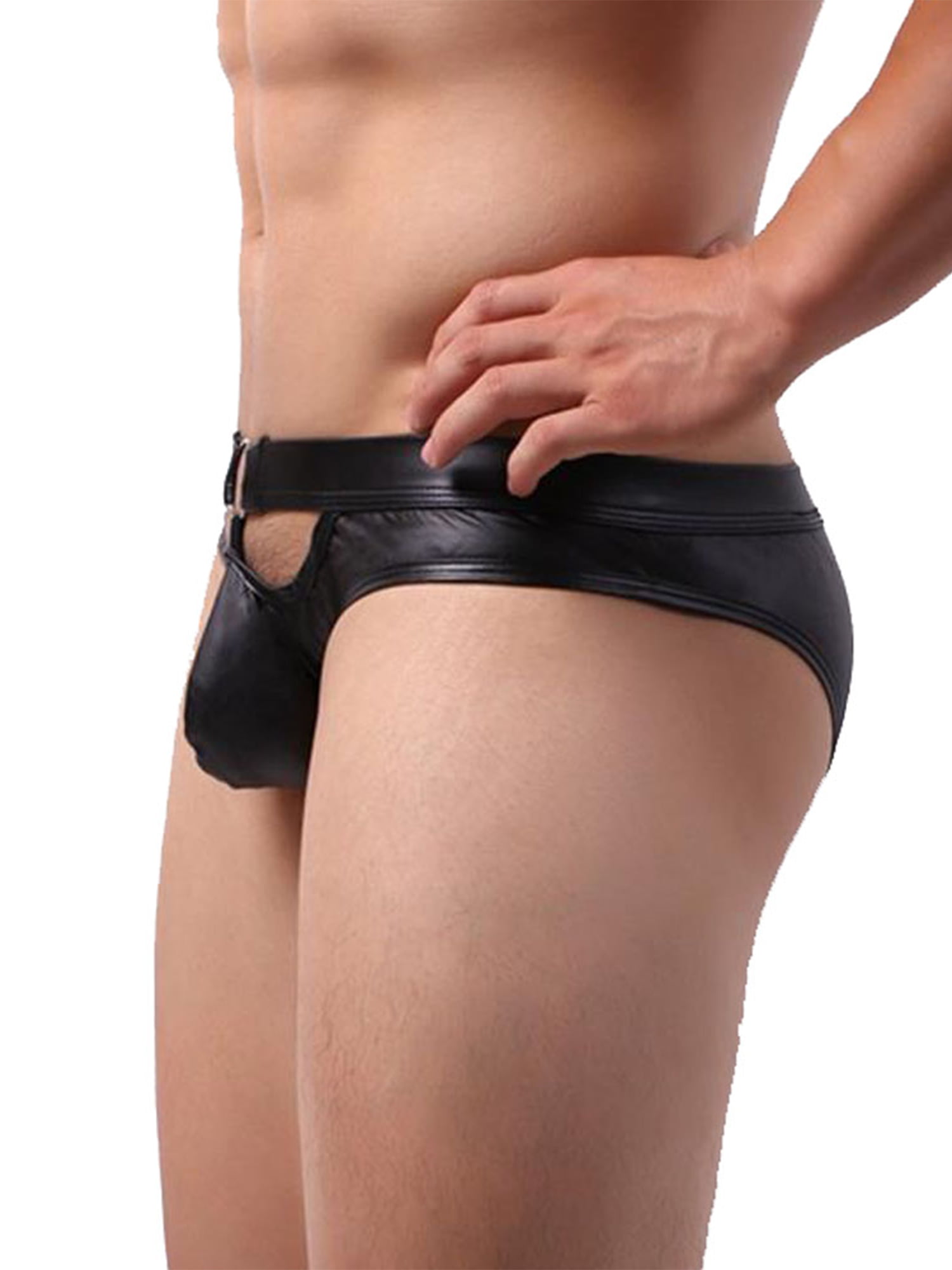 Mens Pouch Boxer Brief Jock Strap Panties Underwear Bulge Thong Low-waist Bottom