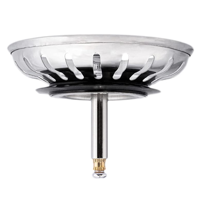 82mm Stainless Steel Sink Strainer – Height Adjustable Basket With Stopper Function, Compatible With Blanco Sinks