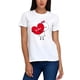 thumbnail image 2 of Playera Blanca Camiseta Unisex Estampada Te Amo, 2 of 4