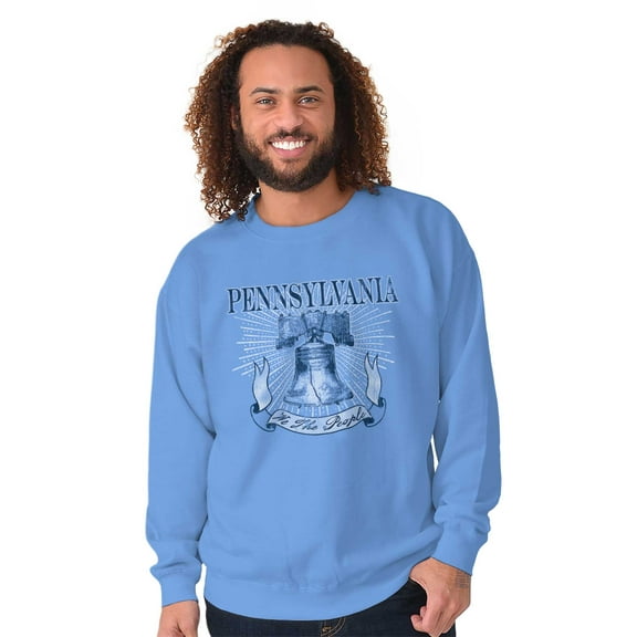 Liberty Bell Patriotic Philadelphia Sweatshirt for Men or Women Brisco Brands S
