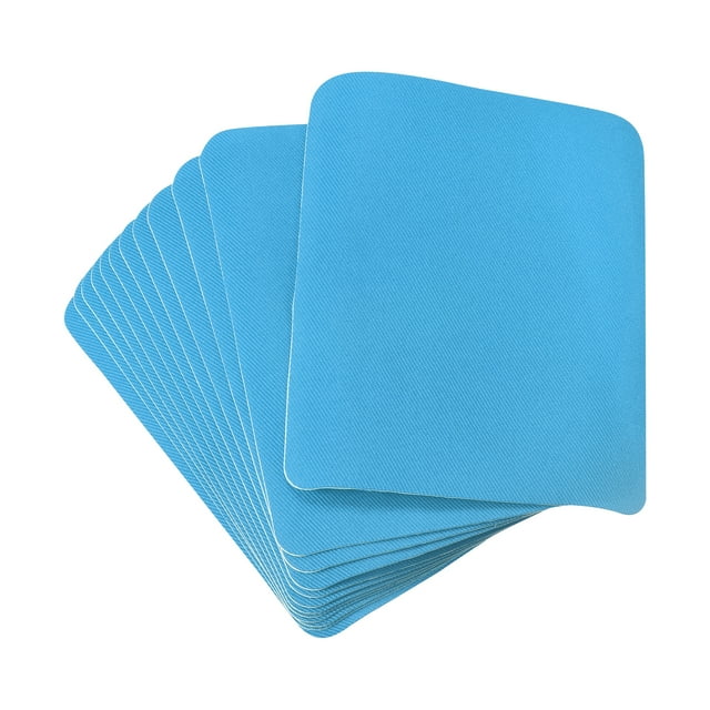 Parches Termoadhesivos de Tela Unique Bargains Cielo Azul 4.9'x3.7' Paquete de 12