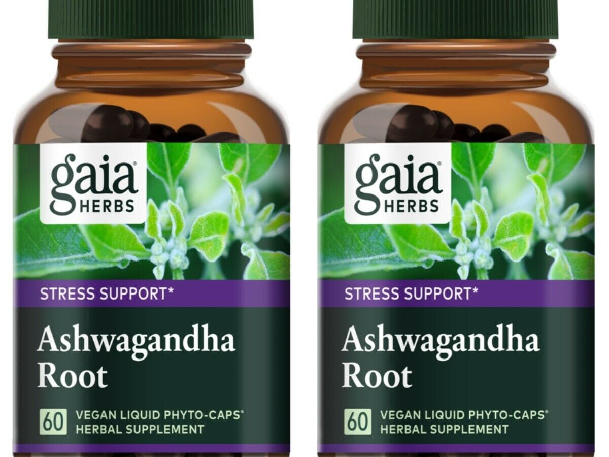 Gaia Herbs, Single Herbs, Ashwagandha Root, 60 Veggie Liquid PhytoCaps