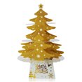thumbnail image 1 of Bearachild Luz de árbol de Navidad de mesa, decoración de Navidad Artificial, iluminación que funciona con pilas, regalo brillante, de comedor, Kits de decoración para fiestas Oro Bearachild HA009324-02, 1 of 6