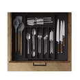 thumbnail image 3 of Organizador Bandeja De Cubierto Extensible 8 Compartimientos Belug Negro, 3 of 5