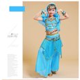 thumbnail image 2 of oqasdz Popular Girls Outfits Set For Outdoor Stage Performances Belly Dance Comfortable Elastic Fabric Clothes Set/9-10 Years, 2 of 4