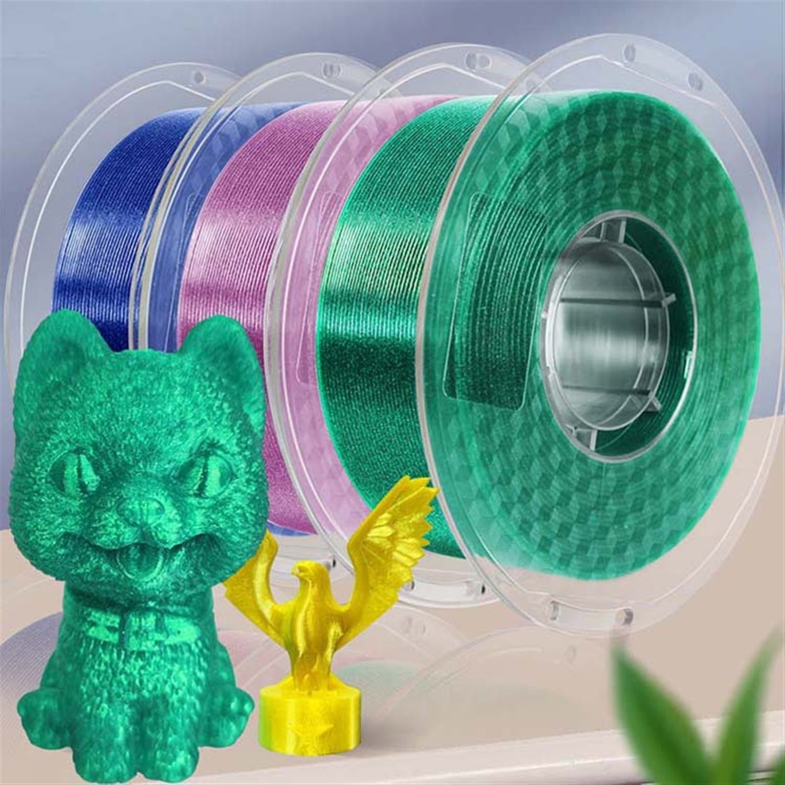 3D Printer Filament Shining PETG Filament 1.75mm High Precision 1kg Spool for 3D Printing