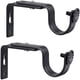thumbnail image 1 of Set Soporte bare de perdea, Fier, 10cm, Negro, 1 of 5