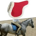 thumbnail image 6 of Colaxi Quilted Saddle Pad Horse Riding Pads Equestrian Gear Thick Breathable Practical Sponge Lining Comfortable Dressage Saddle Pad Red, 6 of 10
