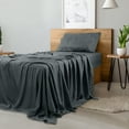 thumbnail image 3 of Utopia Bedding Solid 3 Piece Bed Sheets Set For Adults - Microfiber, Fade Resistant (Twin, Grey), 3 of 6