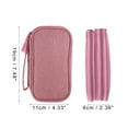 thumbnail image 4 of Organizador electrónico de viajes Unique Bargains para cables, organizador de cables para cargador de teléfono y auriculares, color rosa 7.48"x2.36"x4.33", 4 of 6