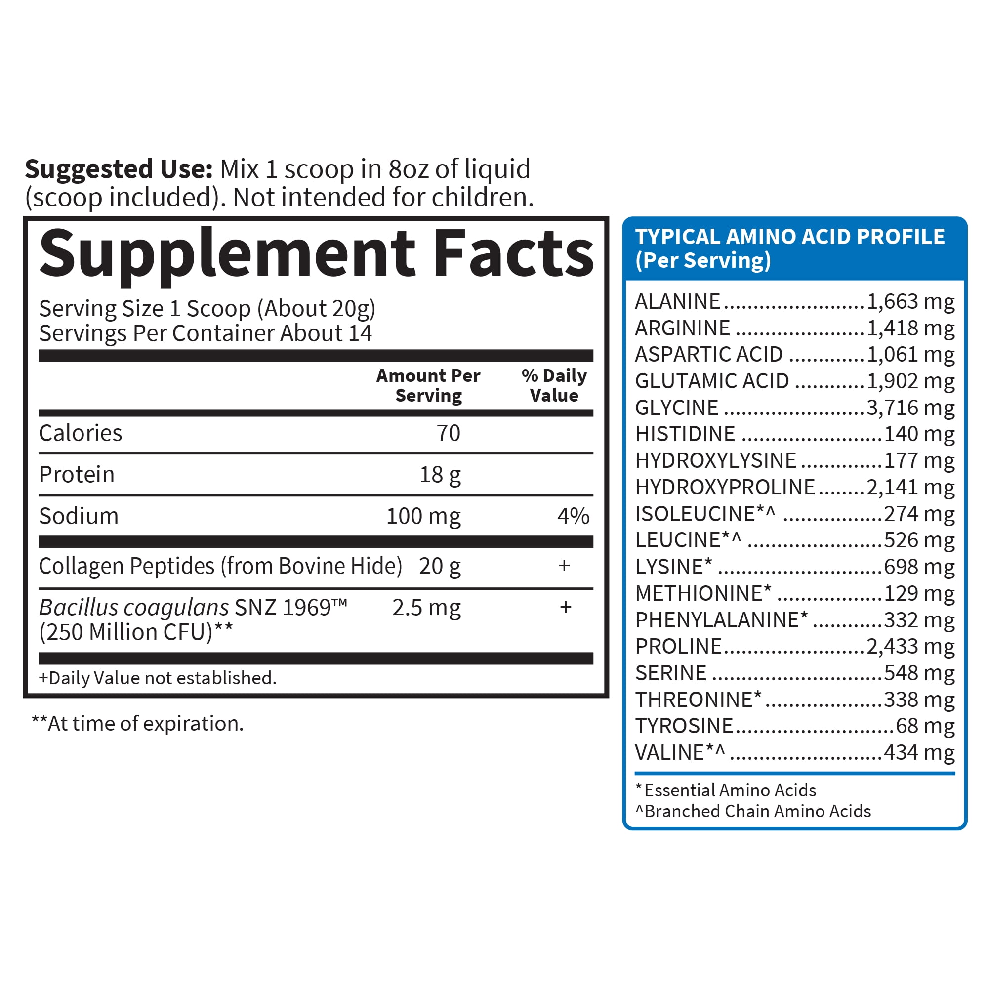 Garden of Life Grass Fed Collagen Peptides, Creamy Unflavored, 14 Servings
