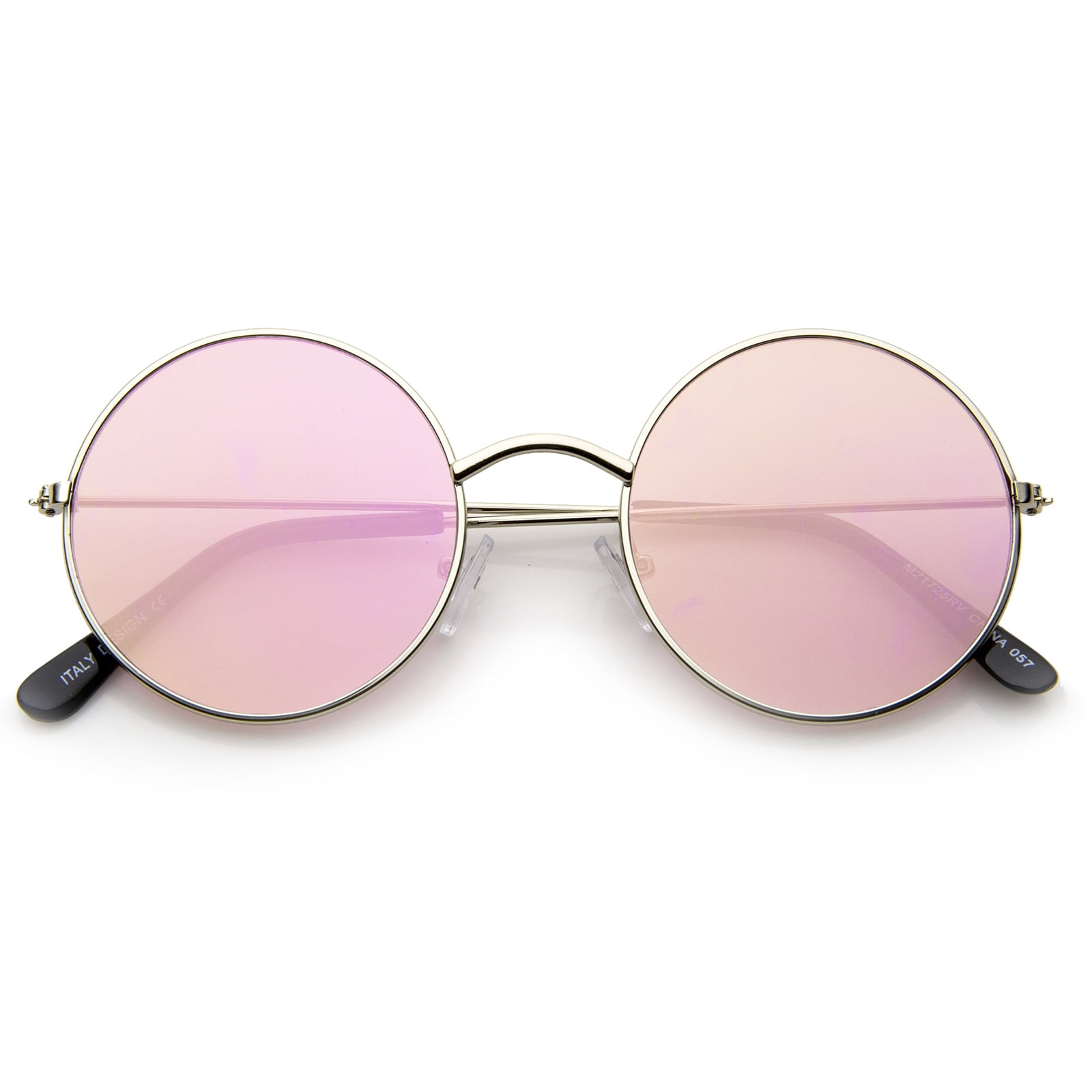 sunglass.la sunglassLA Lennon Style Full Metal Frame Iridescent