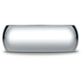 thumbnail image 2 of Womens 14K White Gold, 7.0mm Traditional Dome Oval Wedding Band (sz 4.5), 2 of 3