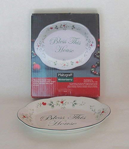 Pfaltzgraff Winterberry Bless This House Plate 