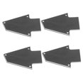 thumbnail image 3 of ORDDIART 4Pcs Replacement Black Truss Rod Covers for Bass and Guitar Easy Installation, 3 of 8