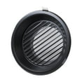 thumbnail image 1 of Cubierta del conducto de ventilación Fácil instalación Fácil flujo de aire Diámetro interior Tapa de ventilación de 10 cm negro, 1 of 8