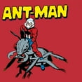 thumbnail image 2 of Men's Marvel Ant-Man Vintage Ant Rider  Graphic Tee Red Heather Medium, 2 of 5
