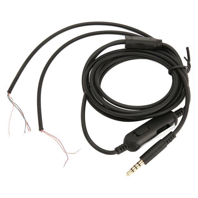 Headset Repair Cable, Stable Signal Pressure Tensile Replacement Headphone Cable OFC Core 6.5ft For Gaming Headset