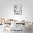 thumbnail image 4 of Farmhouse Bathroom Wall Art Purple Butterfly Dandelion Bathroom Pictures Rustic Floral Country Flower Canvas Painting Motivational Bathroom Wall Decor Framed Artwork for Bathroom Bedroom 12"x16", 4 of 6