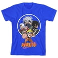 thumbnail image 6 of Naruto Classic Group Character Art with Logo Youth Boys Royal Blue Tee-Large, 6 of 7