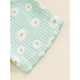 thumbnail image 6 of Bagilaanoe 2pcs Toddler Baby Girl Shorts Set Sleeveless Daisy Print TankTops + Shorts 12M 18M 24M 3T 4T 5T Kids Casual Summer Clothes, 6 of 7