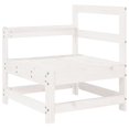 thumbnail image 2 of vidaXL 5 Piece Garden Lounge Set White Solid Wood Pine, 2 of 4