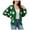 Green, variant on larppty Christmas Sweater Cardigan for Women Y2K Button Dwon Santa Graphic Cardigan Ugly Xmas Open Front Sweater (Pink, S)