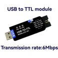 thumbnail image 2 of Convertidor USB A TTL UART Controlador Gratuito Módulo Tipo C CH343G Puerto Serie USB A Multicanal Descarga B, 2 of 6