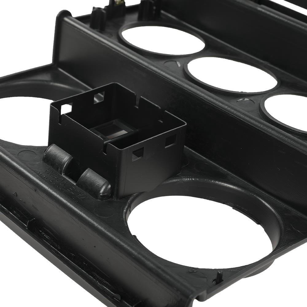 PIT66 Dash Center Bezel Trim Fit for 2007-2010 Jeep Wrangler Instrument Panel DashBoard